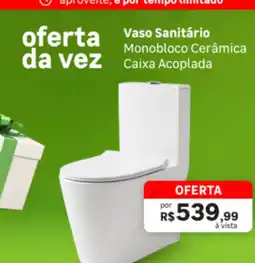 Leroy Merlin vaso sanitário monobloco cerâmica caixa acoplada oferta