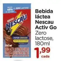 Carrefour Bebida lactea Nescau Activ Go Zero lactose oferta