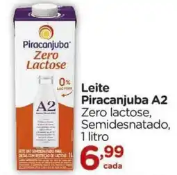 Carrefour Leite piracanjuba a2 zero lactose semidesnatado oferta