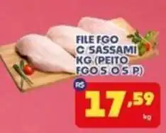 Boa Supermercados File fgo c/ sasami kg (peito fgo s/ o s p) oferta