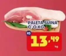 Boa Supermercados Paleta suína oferta