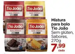 Carrefour Mistura para bolo Tio João Sem glúten, Sabores oferta