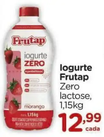 Iogurte frutap zero lactose
