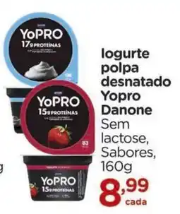 Carrefour logurte polpa desnatado yopro danone oferta