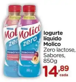 Carrefour logurte líquido molico zero lactose oferta