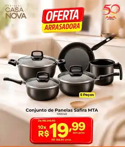 Milium Conjunto de Panelas Safira MTA oferta