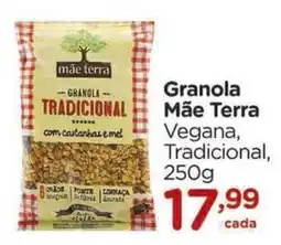 Carrefour Granola mãe terra vegana, tradicional oferta