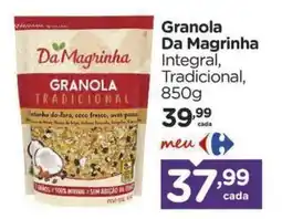 Carrefour Granola da magrinha integral, tradicional oferta