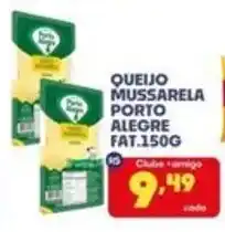 Boa Supermercados Queijo mussarela porto alegre fat.150g oferta