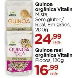 Carrefour Quinoa orgânica Vitalin Mista oferta