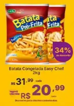 Super Lagoa Batata Congelada Easy Chef oferta