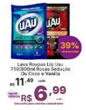 Lava Roupas Líq Uau