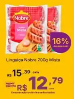 Super Lagoa Linguiça nobre 700g mista oferta