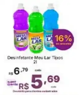 Super Lagoa Desinfetante Meu Lar Tipos oferta