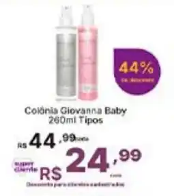 Super Lagoa Colônia Giovanna Baby 260ml Tipos oferta