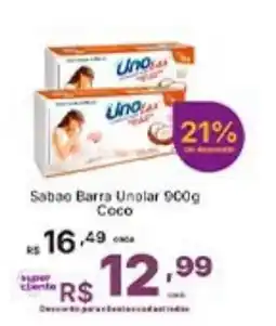 Super Lagoa Sabao Barra Unipolar Coco oferta