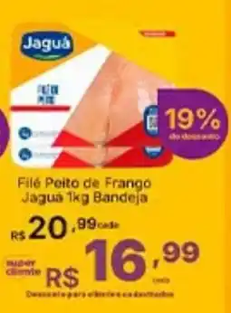 Super Lagoa Filé Peito de Frango Jagua 1kg Bandeja oferta