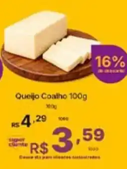 Super Lagoa Queijo Coalho 100g oferta