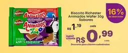 Super Lagoa Biscoito Richester Animados Wafer oferta