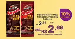 Super Lagoa Biscoito wafer max richester amori oferta