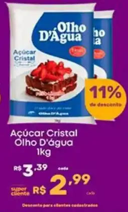 Super Lagoa Açúcar Cristal Olho D'água oferta