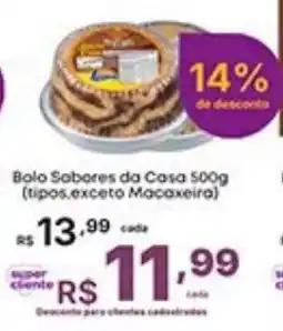 Super Lagoa Bolo Sabores da Casa oferta