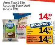 Tenda Atacado Pacote - arroz tipo 1 são oferta