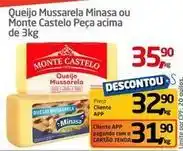 Tenda Atacado Minasa - queijo mussarela minasa ou monte peça acima de 3kg oferta