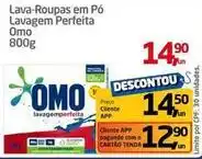 Tenda Atacado Omo - lava-roupas em pó lavagem perfeita oferta
