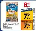 Tenda Atacado Camil - feijão carioca tipo 1 oferta