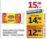 Tenda Atacado Embalixo - saco para lixo preto oferta
