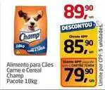 Tenda Atacado Champ - alimento para cães carne e cereal oferta