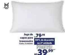 Sam's Club De - jogo de capas para travesseiro oferta