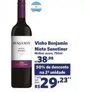 Sam's Club Senador - vinho benjamin nieto oferta