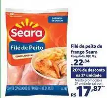 Sam's Club Seara - filé de peito de frango oferta