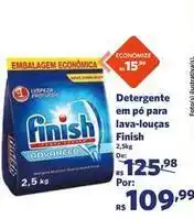 Sam's Club Finish - detergente em pó para lava-louças oferta
