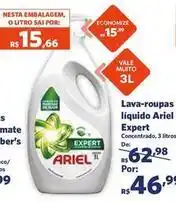 Sam's Club Ariel - lava-roupas líquido expert oferta