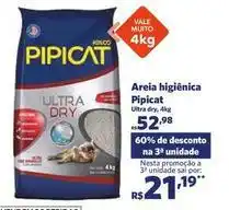Sam's Club Pipicat - areia higiênica oferta
