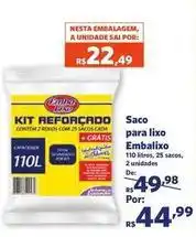 Sam's Club Embalixo - saco para lixo oferta