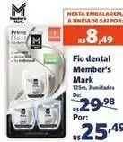 Sam's Club Member's mark - fio dental oferta