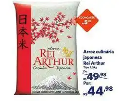 Sam's Club Rei arthur - arroz culinaria japonesa oferta