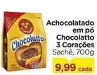 Carrefour 3 corações - achocolatado em pó chocolatto oferta