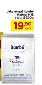 Carrefour Itambé - leite em pó natural oferta
