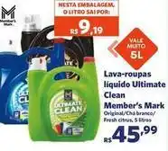 Sam's Club Clean - lava-roupas líquido ultimate oferta