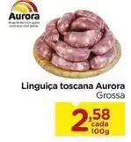 Carrefour Aurora - linguiça toscana oferta