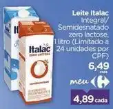 Carrefour Italac - leite integral/semidesnatado zero lactose oferta
