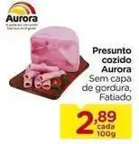 Carrefour Aurora - presunto cozido oferta