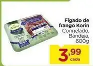 Carrefour Korin - fígado de frango oferta