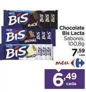 Carrefour Lacta - chocolate bis oferta