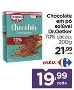 Carrefour Dr. oetker - chocolate em pó solúvel oferta